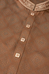 Regular Fit Embroidered Semi-Formal Panjabi