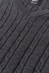 Regular Fit Cable-Knit Sweater Vest