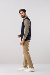 Regular Fit Cable-Knit Sweater Vest