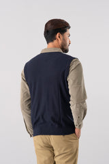 Regular Fit Cable-Knit Sweater Vest