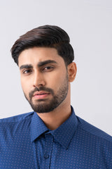 Regular Fit Micro-Checkered Ultra Formal Shirt