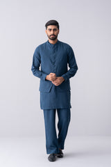 Regular Fit Cotton Semi-Formal Waistcoat