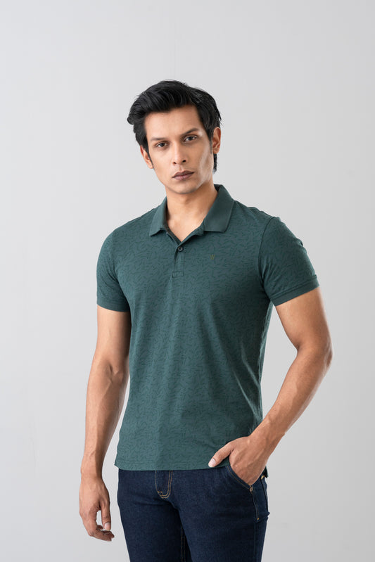 Regular Fit Single Mercerized Polo Shirt