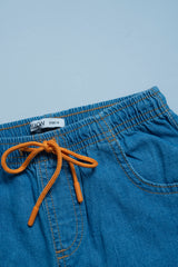 Girls' Denim Bottom (6-8 Years)