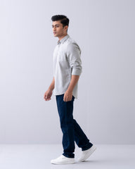 Regular Fit Solid Casual Shirt
