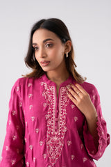 Smart Fit Embroidered Two-Piece Lawn with Silk Dupatta