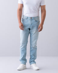 Straight Fit Blue Jeans