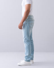 Straight Fit Blue Jeans