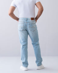 Straight Fit Blue Jeans