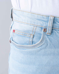 Straight Fit Blue Jeans