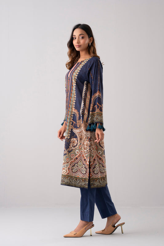 Relaxed Fit Digital Printed Lawn Kurta