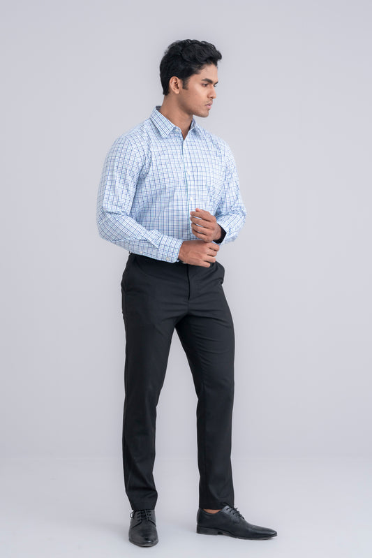 Regular Fit Classic Checkered Formal Shirt