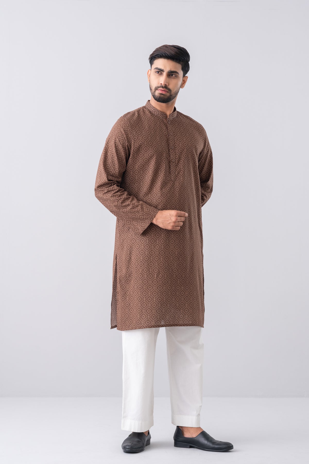 Regular Fit All-Over Printed Panjabi