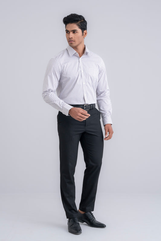 Regular Fit Classic Check Formal Shirt