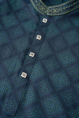 Regular Fit Embroidered Semi-Formal Panjabi