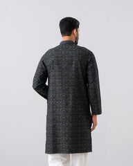 Regular Fit Embroidered Semi-Formal Panjabi