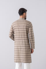 Regular Fit Printed Cotton Panjabi