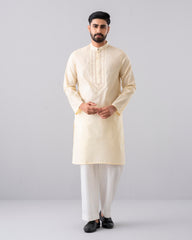 Regular Fit Embroidered Semi-Formal Panjabi