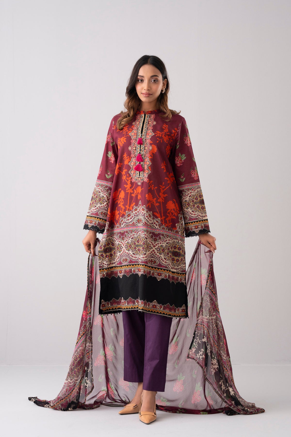 Smart Fit Digital Printed Two-Piece Lawn