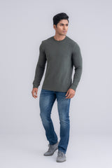 Relaxed Fit Crepe Jersey Sweatshirt