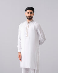 Regular Fit Embroidered Semi-Formal Kabli Set
