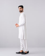 Regular Fit Embroidered Semi-Formal Kabli Set
