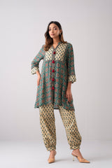 Relaxed Fit Printed Ethnic Pants