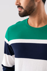 Regular Fit Engineered Striped T-Shirt