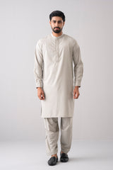 Regular Fit Blended Fabric Formal Kabli Set