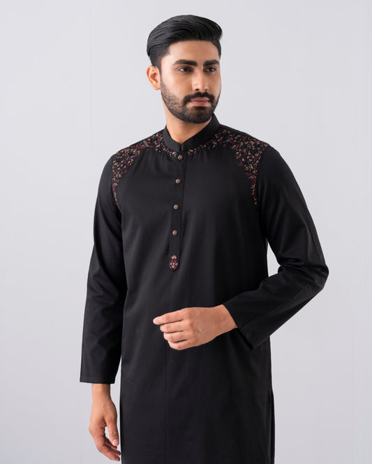 Regular Fit Embroidered Formal Panjabi