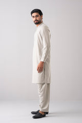 Regular Fit Blended Fabric Formal Kabli Set