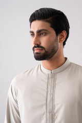 Regular Fit Blended Fabric Formal Kabli Set
