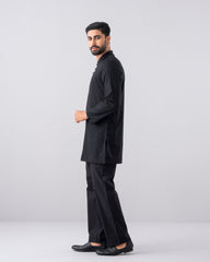 Slim Fit Short-Length Cotton Panjabi