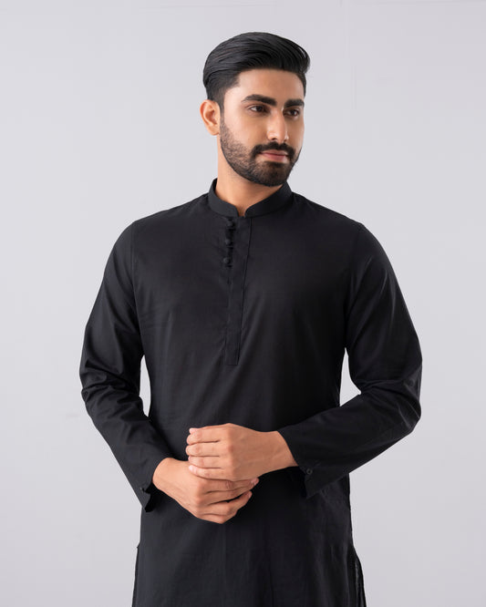 Regular Fit Short-Length Cotton Panjabi