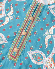 Smart Fit Digital Printed Three-Piece Lawn with Chiffon Dupatta