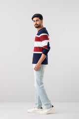 Regular Fit Engineered Striped T-Shirt