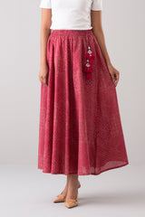 Ankle-Length Semi-Formal Ethnic Skirt