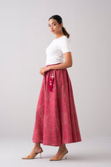 Ankle-Length Semi-Formal Ethnic Skirt