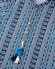 Relaxed Fit Printed One-Piece Lawn Kurta