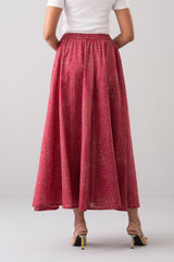 Ankle-Length Semi-Formal Ethnic Skirt