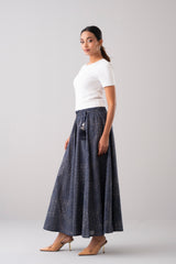Ankle-Length Semi-Formal Ethnic Skirt