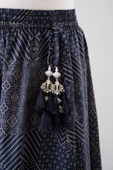 Ankle-Length Semi-Formal Ethnic Skirt
