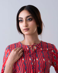 Mystika Ikkat Printed Top