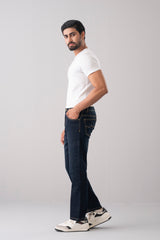 Straight Fit Blue Jeans