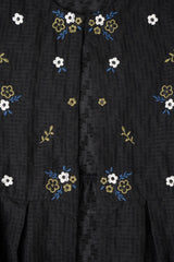 Floral Embroidered Bolero Top