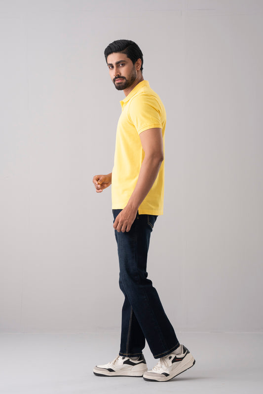 Men’s Regular Fit Solid Polo Shirt
