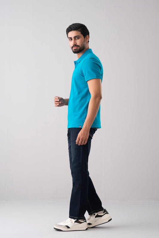 Men’s Regular Fit Solid Polo Shirt