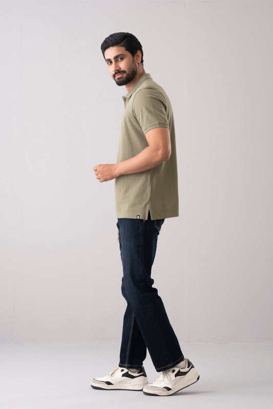 Men’s Relaxed Fit Solid Polo Shirt
