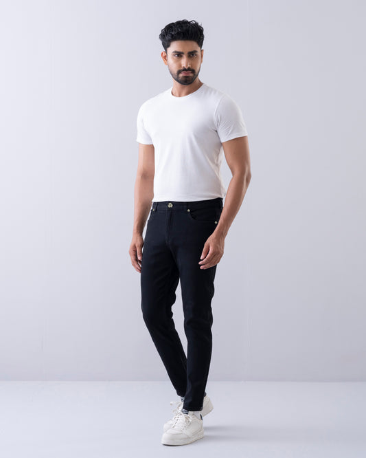 Carrot Fit Black Jeans