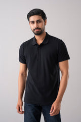Men’s Regular Fit Solid Polo Shirt